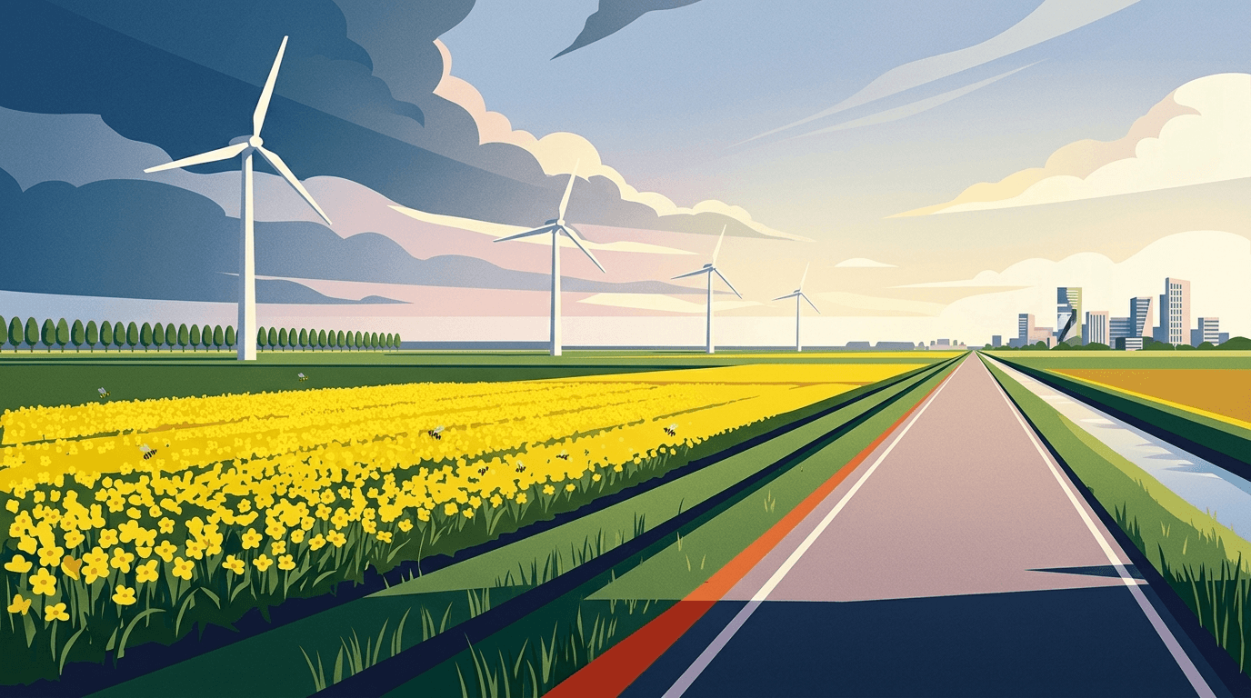 Gele bloemen langs de Flevolandse wegen: geen koolzaad, wel een verhaal