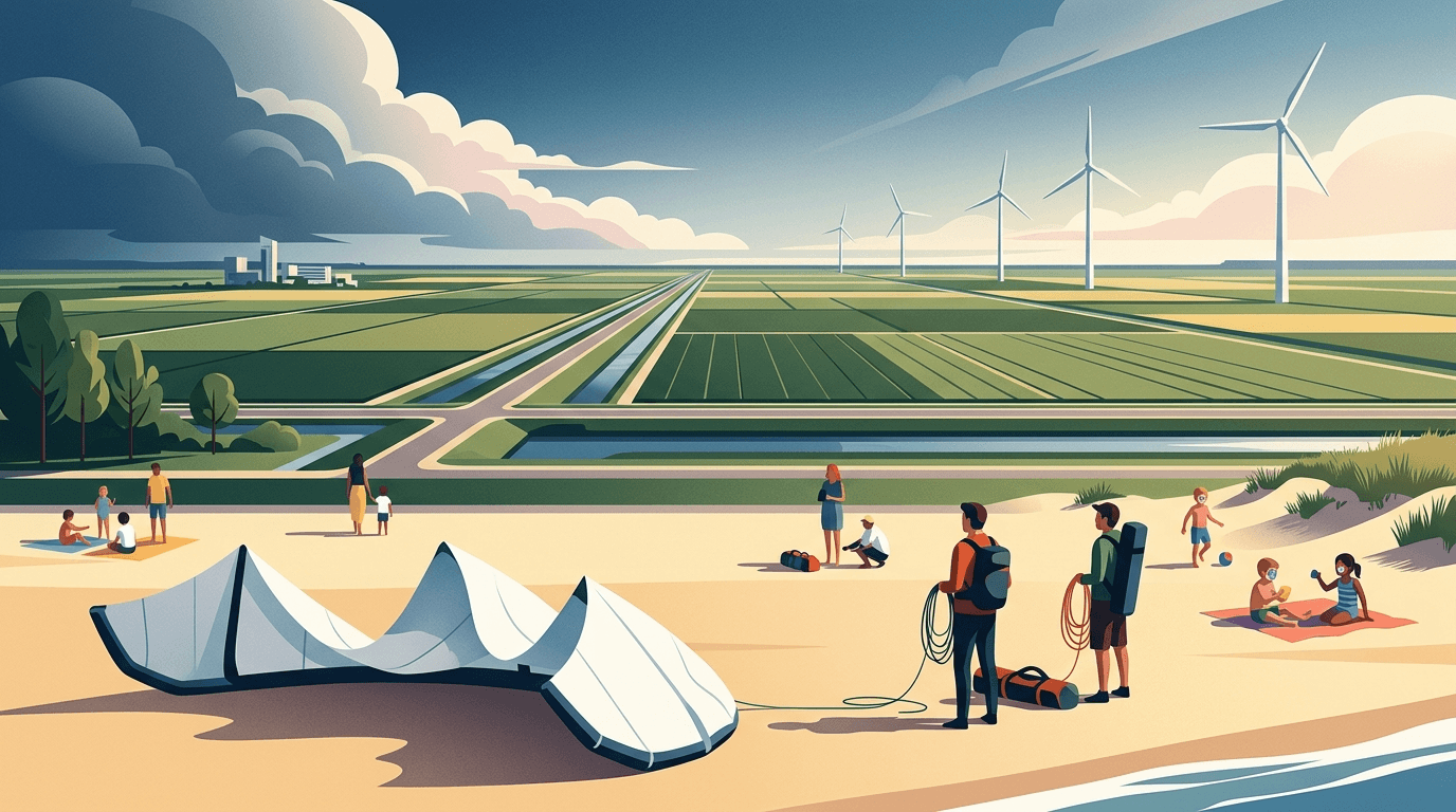 Vliegerfestijn Zeewolde kampt met windstilte