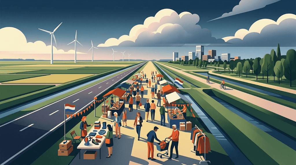 Koningsdag 2026 in Almere: Een stralende dag met vroege start op de vrijmarkt