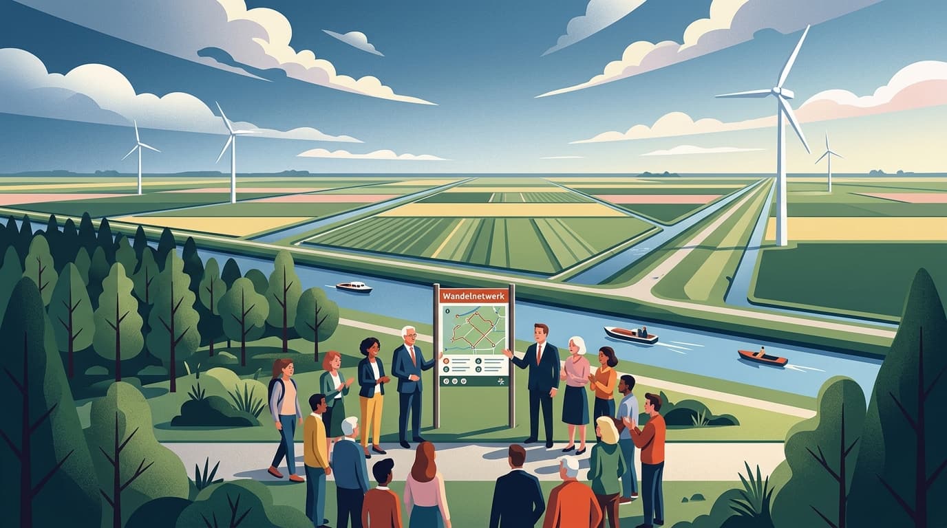 Lelystad opent eerste wandelnetwerk van Flevoland