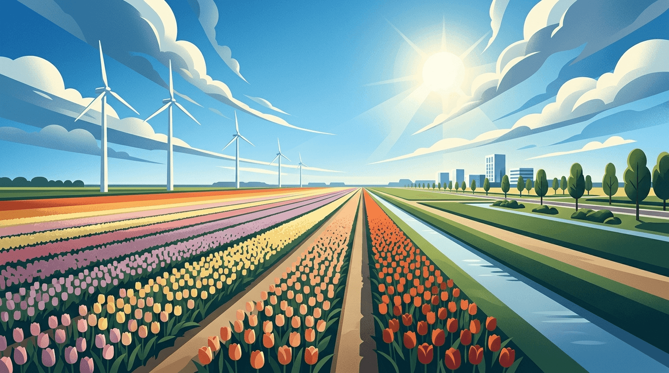Flevoland geniet van zonnig lenteweer