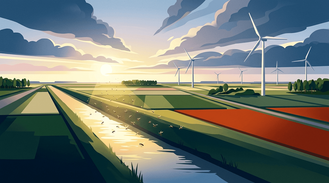 Muggenzwermen in Flevoland: vloek of zegen voor de polder?