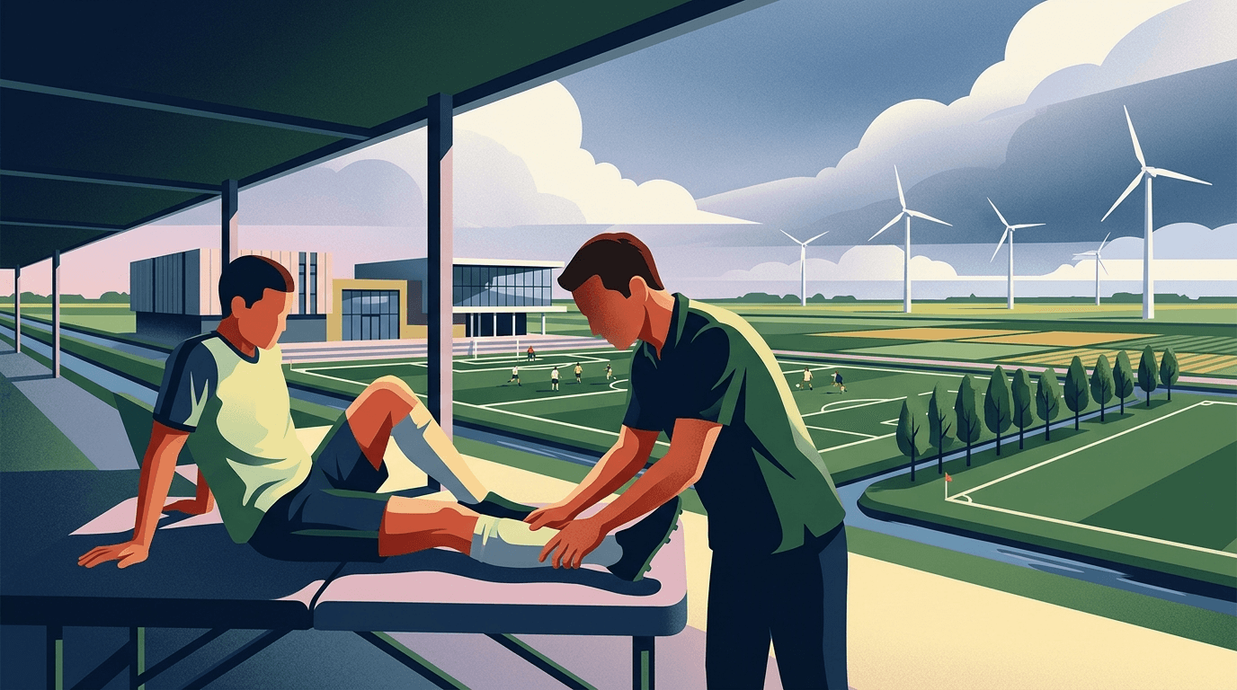 Sportmasseur Ab van Veen verlengt contract bij ASC Waterwijk