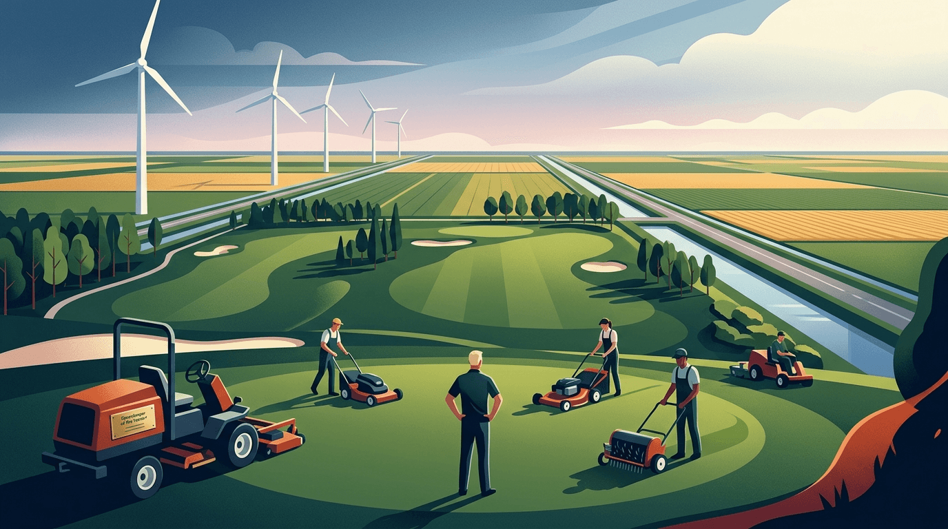 Zeewoldese greenkeeper Christian Nueboer: 'Greenkeeper of the Year' zonder extra druk