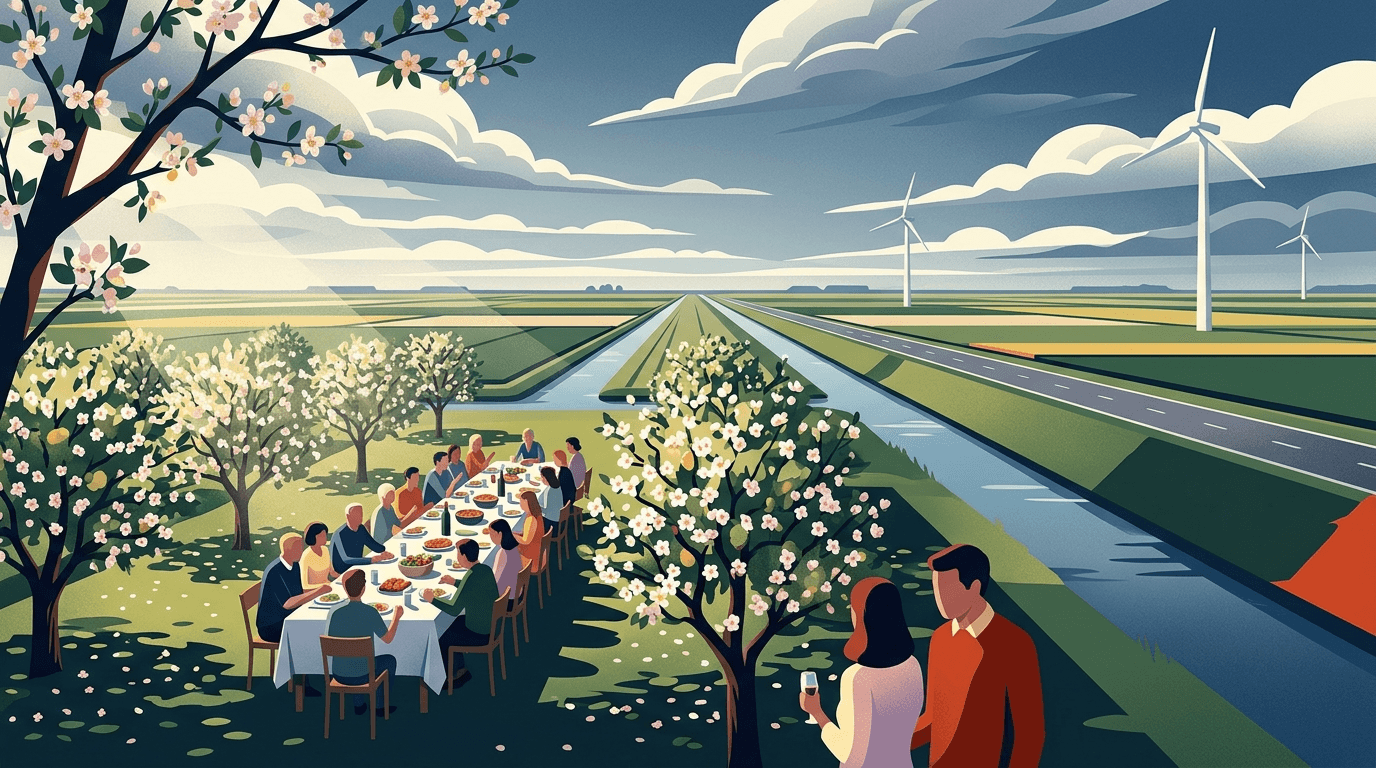 Eerste editie TAFEL brengt Kraggenburg samen in boomgaard