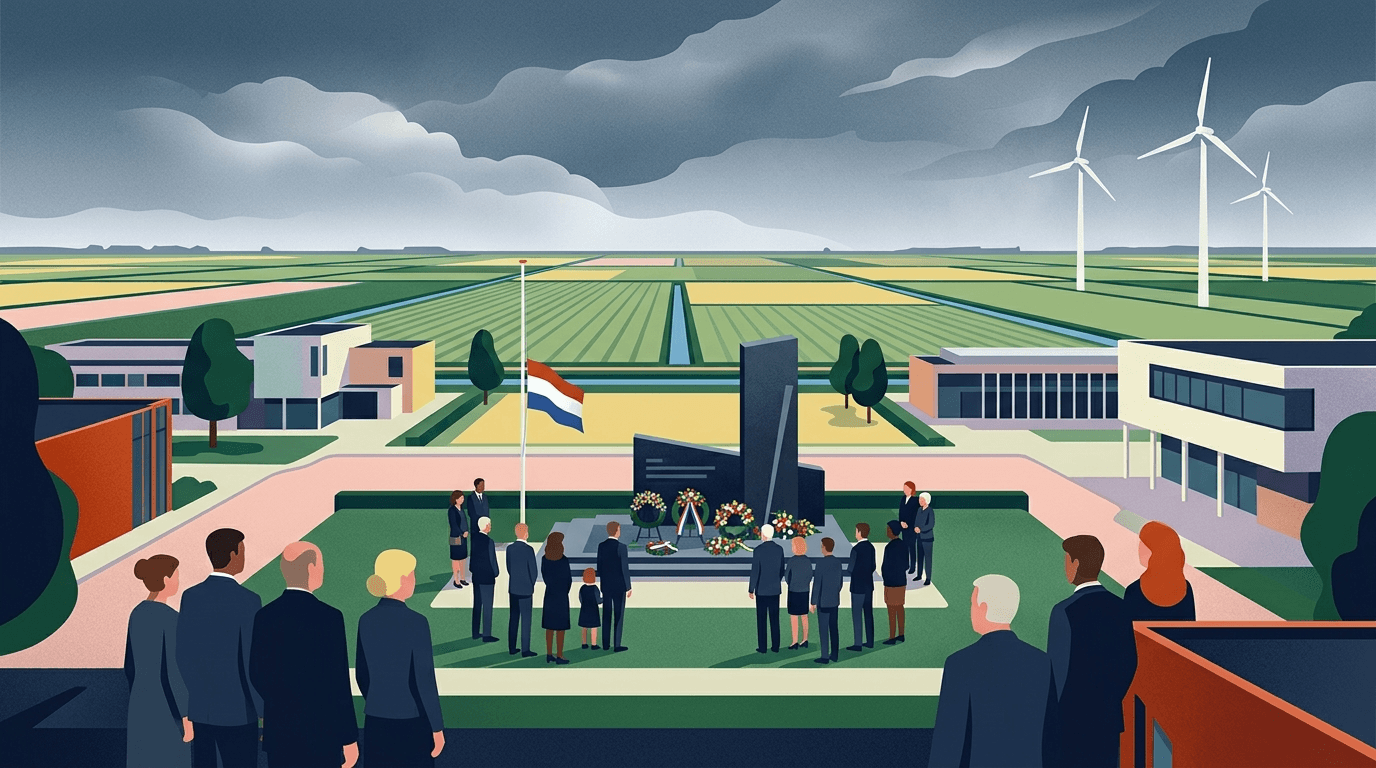 Indrukwekkende 4 mei-herdenking in Emmeloord