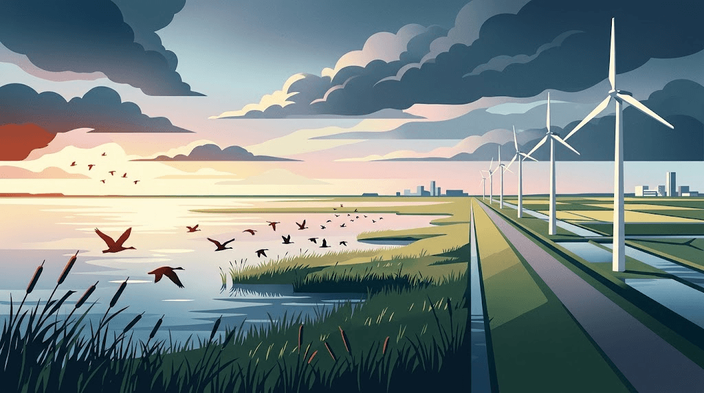 Wereldtrekvogeldag in Nationaal Park Nieuw Land