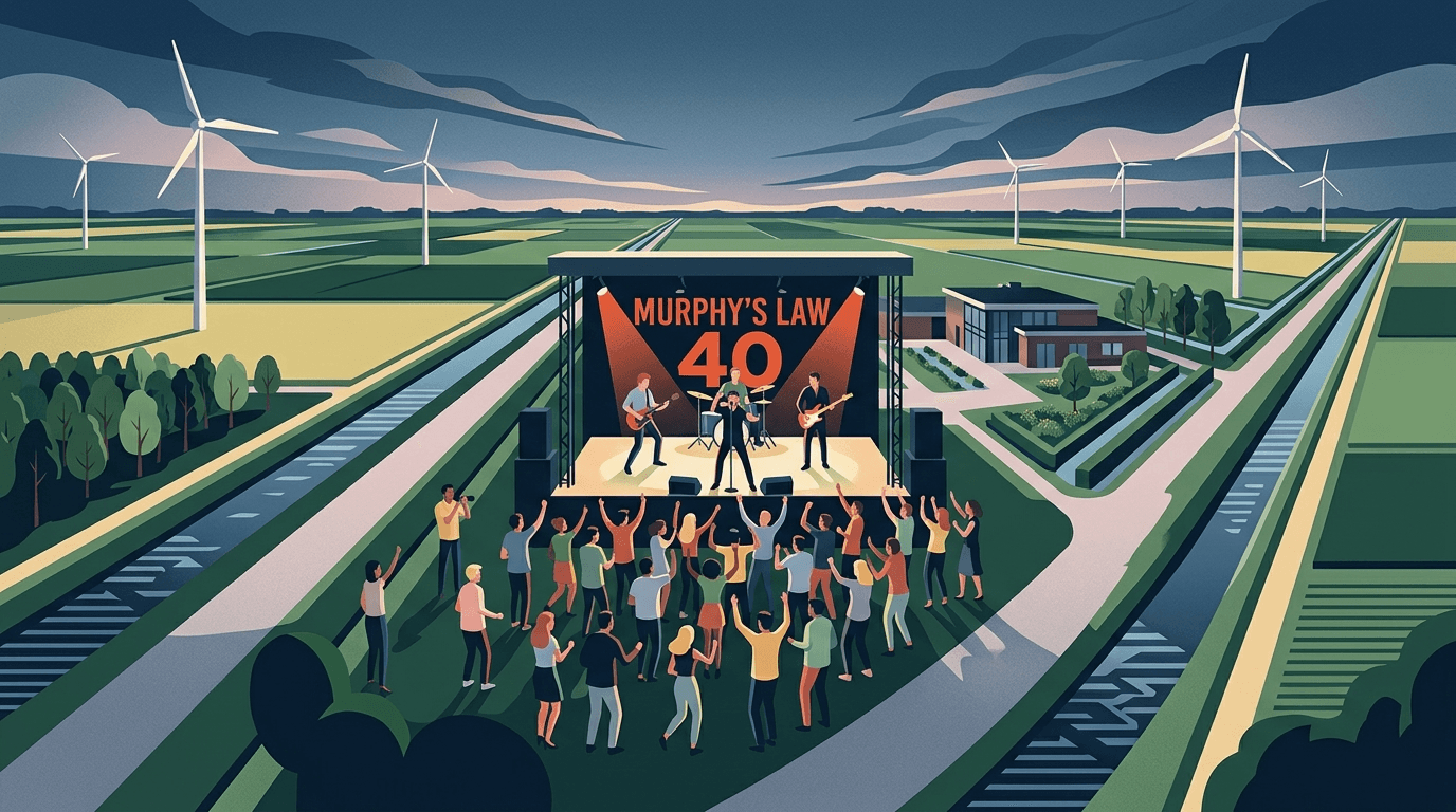 Coverband Murphy’s Law viert 40-jarig jubileum met concert in Espel