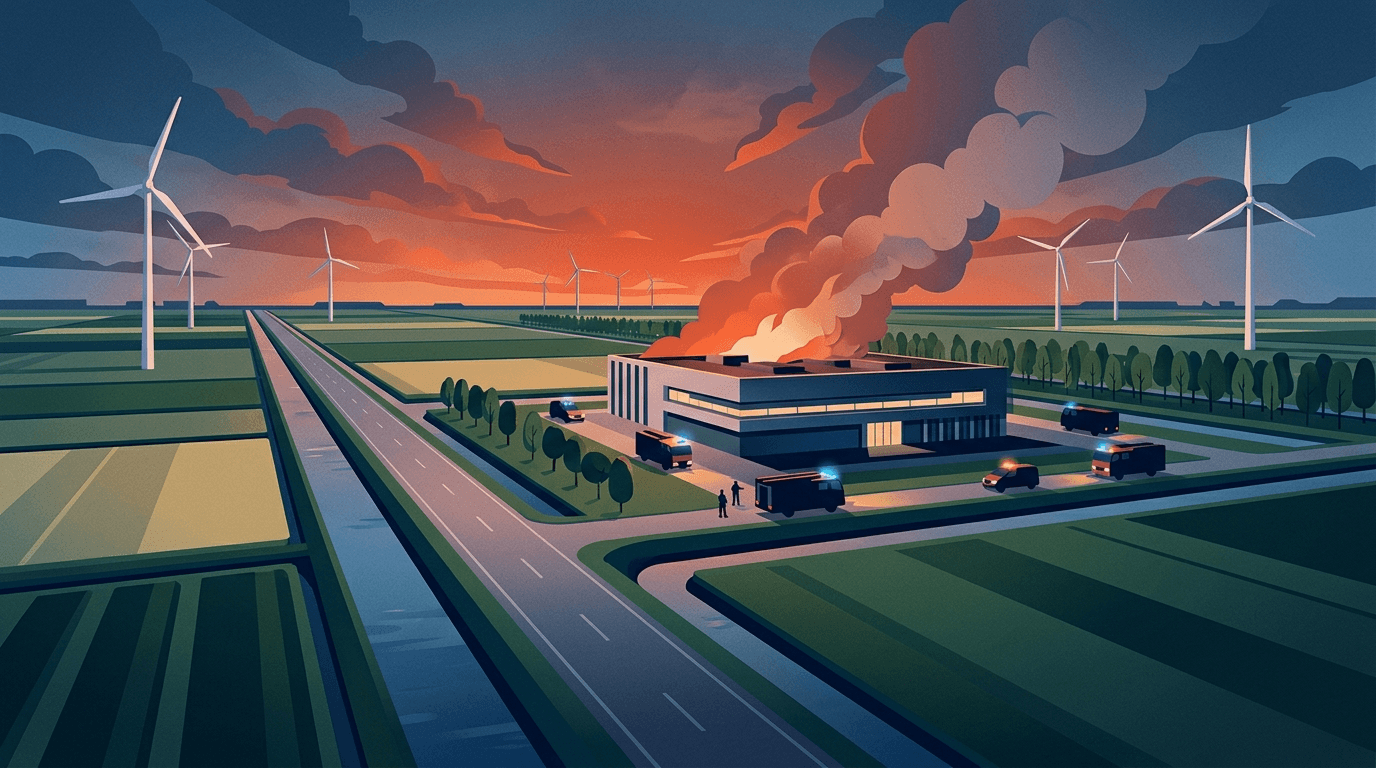 Grote brand bij datacenter in Almere onder controle, nablussen gaande