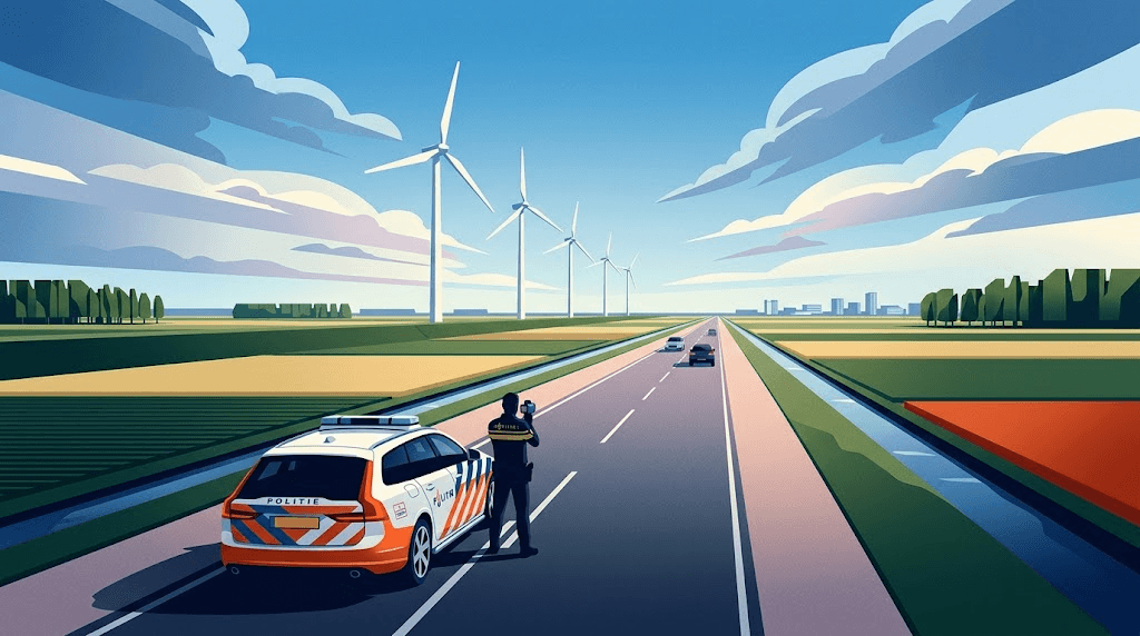Provincie Flevoland voert handhavingsactie uit tegen afleiding in het verkeer