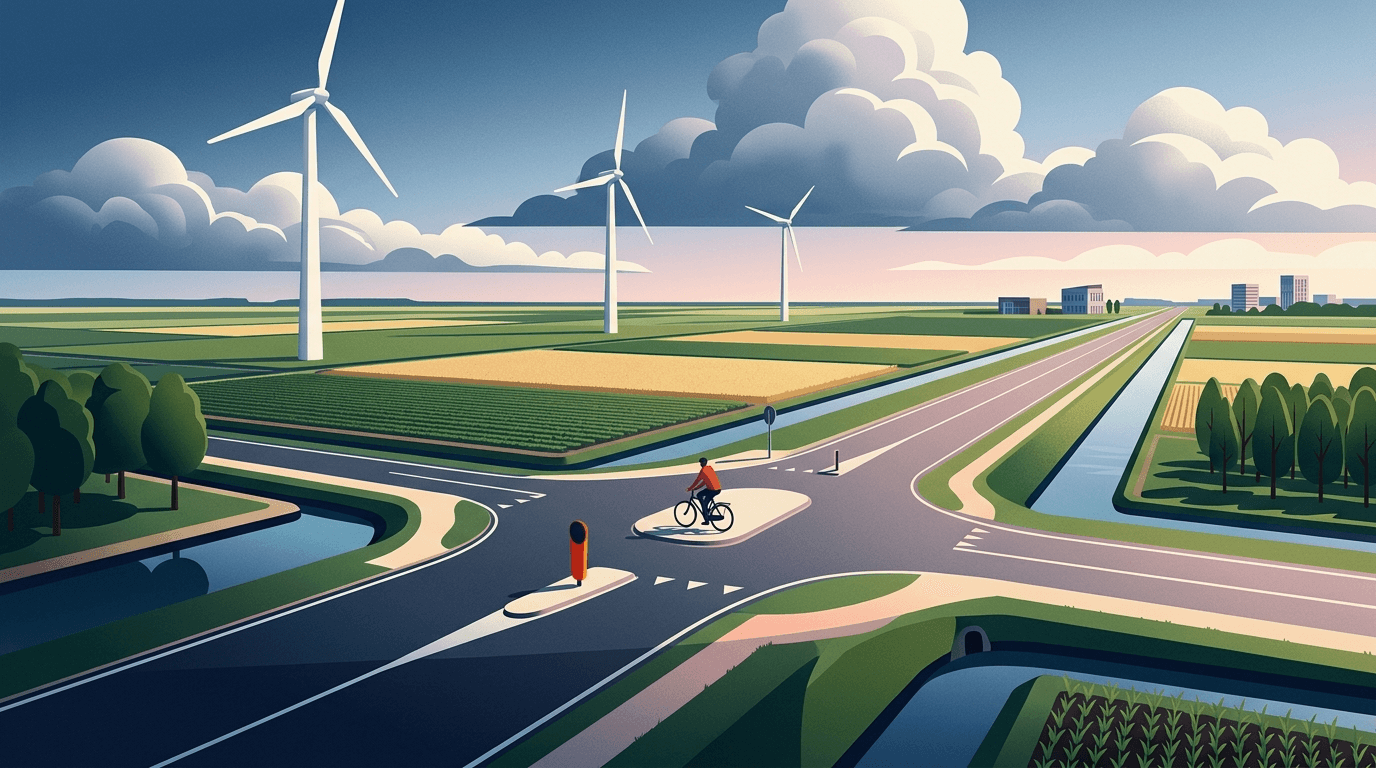 Vogelweg in Flevoland tijdelijk afgesloten voor veiligere fietsoversteek