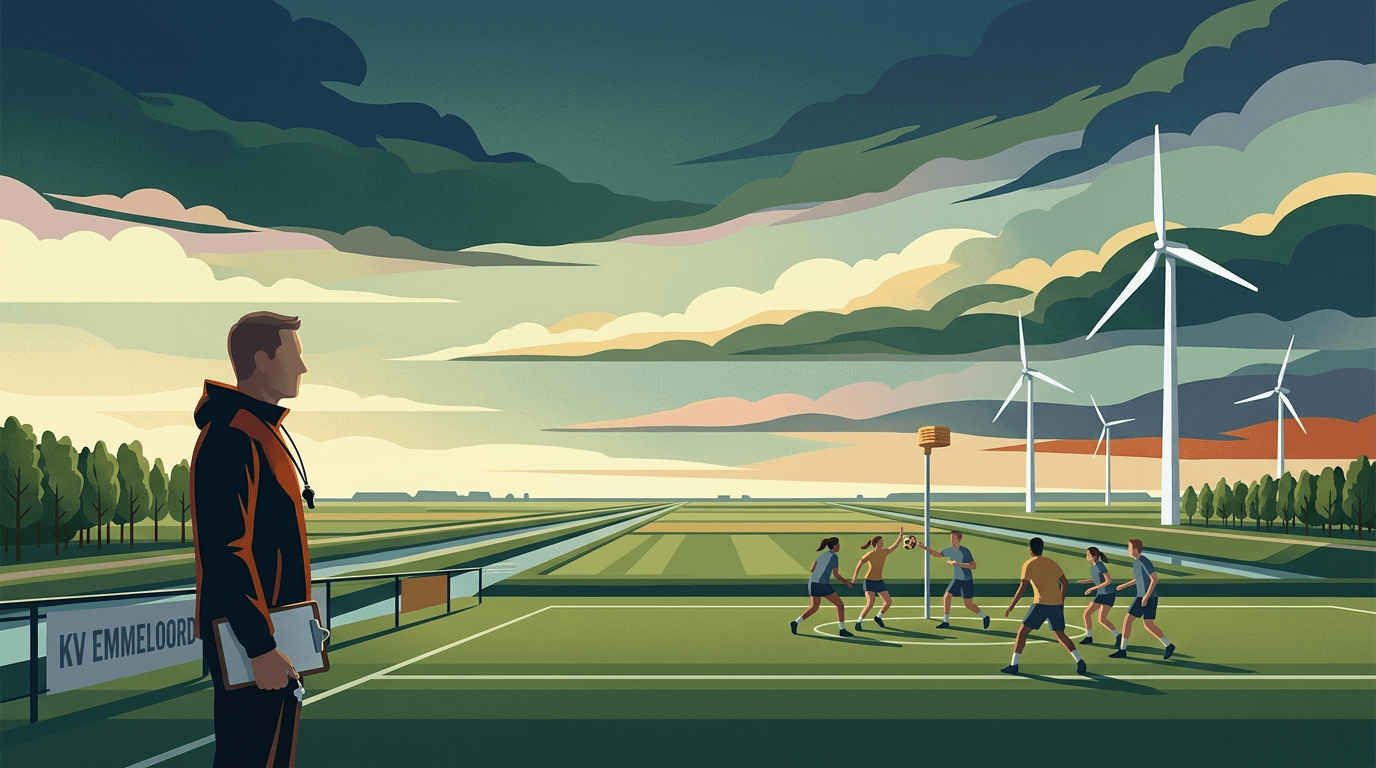 Korfbalcoach Arjan Schwering verlaat KV Emmeloord voor nieuwe uitdaging in Elburg