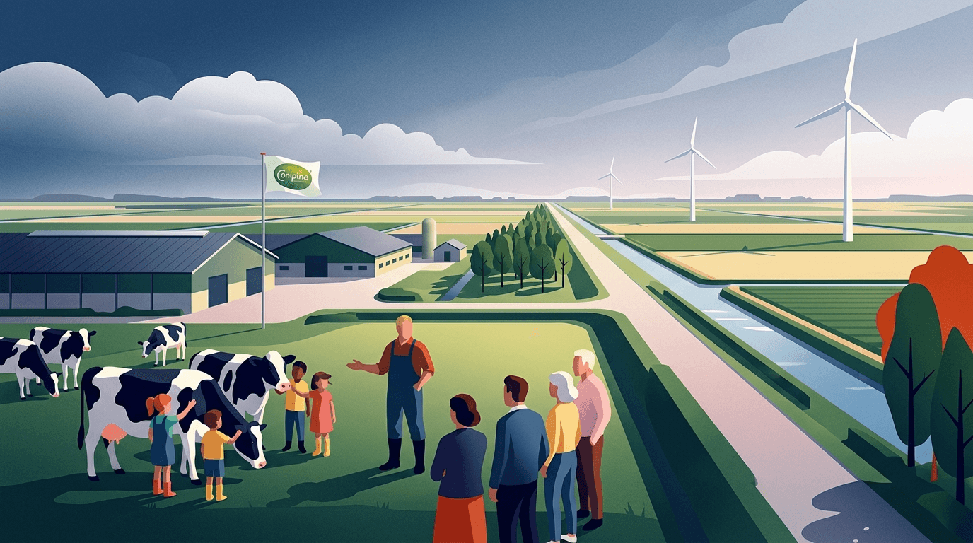 Familie Lekkerkerker opent boerderijdeuren in Swifterbant tijdens Campina Open Boerderijdagen