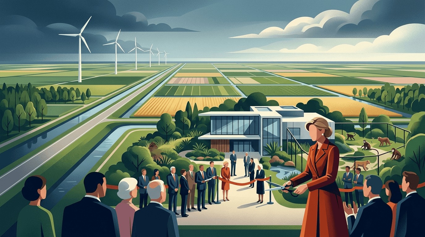 Koningin Máxima opent nieuw verblijf voor bedreigde diersoorten bij Stichting AAP