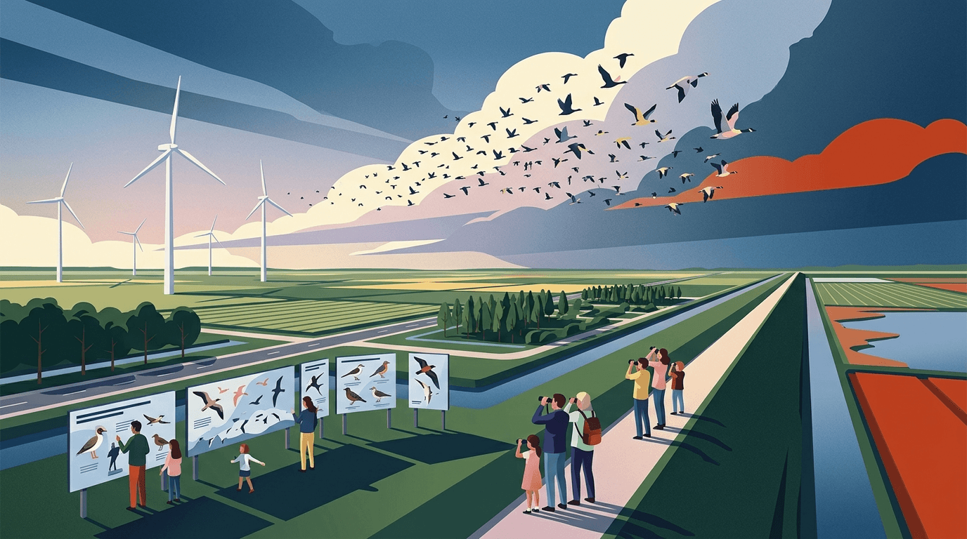 Wereldtrekvogeldag: Vogels centraal in Nationaal Park Nieuw Land