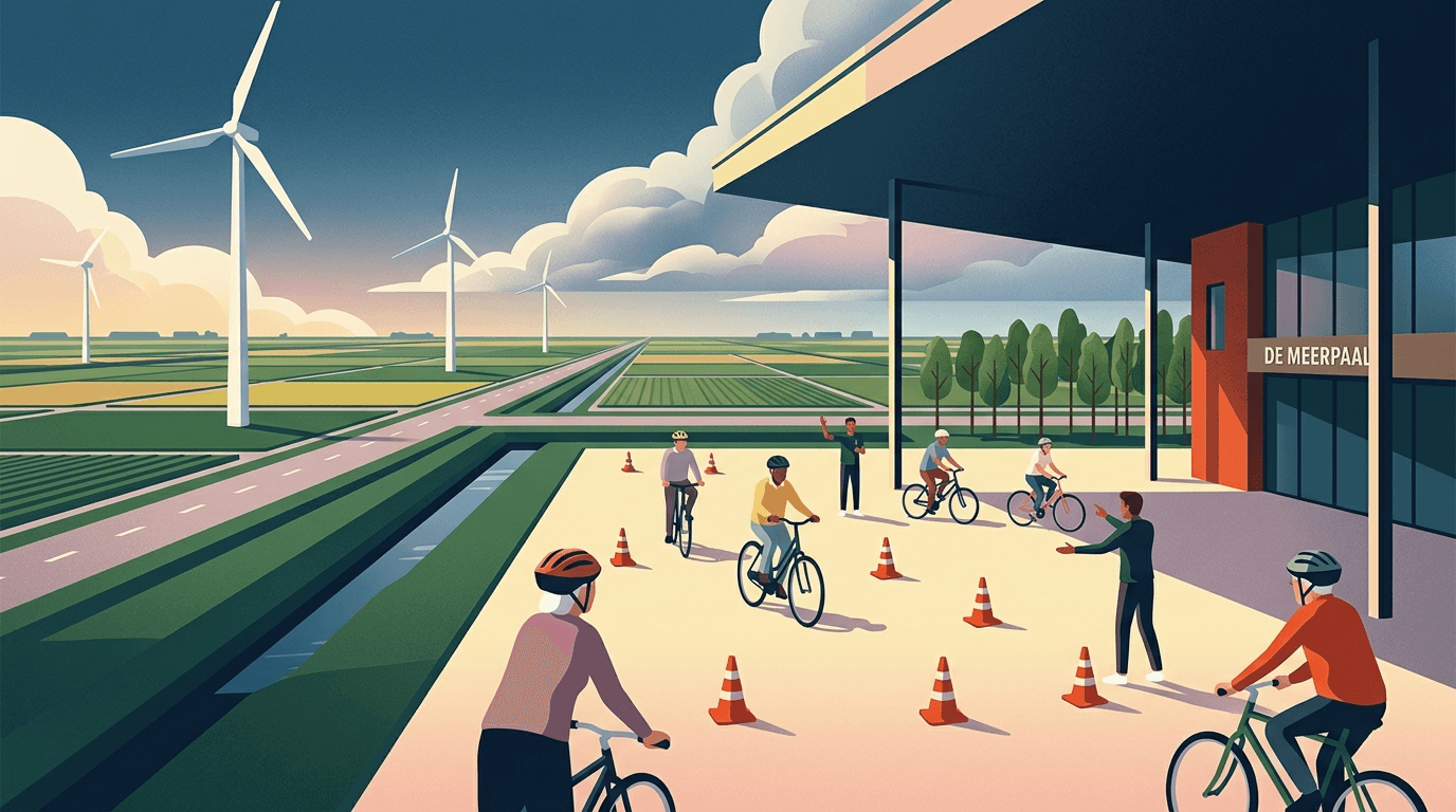 Doortrapdag op Meerpaalplein Dronten: veilig fietsen voor senioren