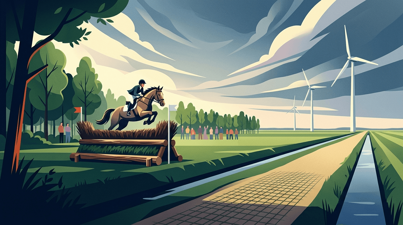Internationaal paardensportevenement Eventing Flevoland keert terug naar het Kuinderbos
