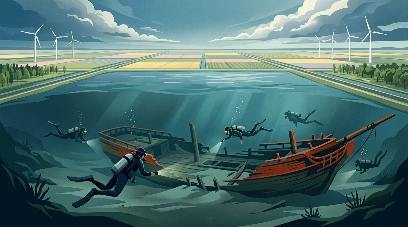 Lezing over scheepswrakken en -rampen Zuiderzee in Batavialand