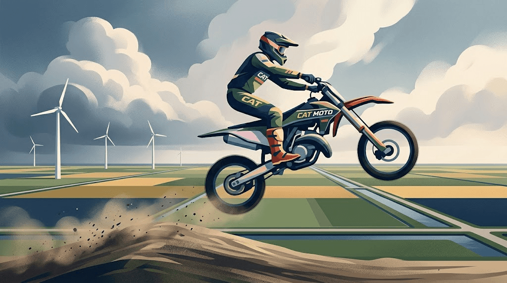 Roan Tolsma uit Espel leeft zijn droom als professioneel motorcrosser