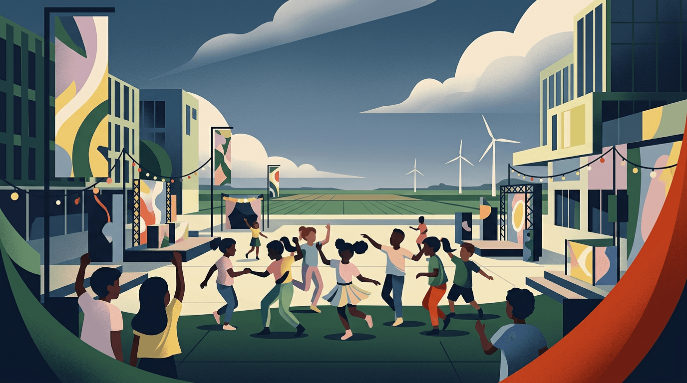Feestelijke zaterdag in Stadscentrum Suydersee met Dance Village Kids