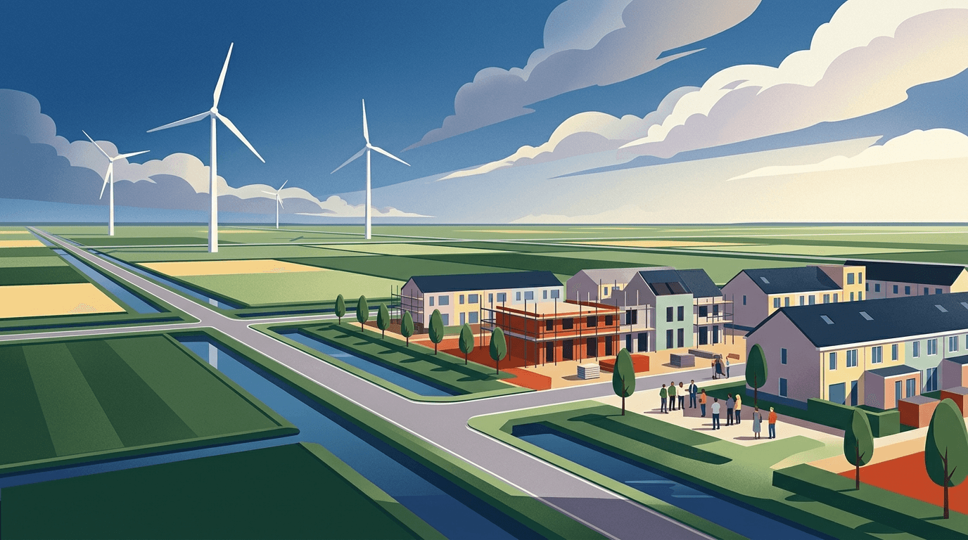 Enorme belangstelling voor betaalbare woningen op Urk