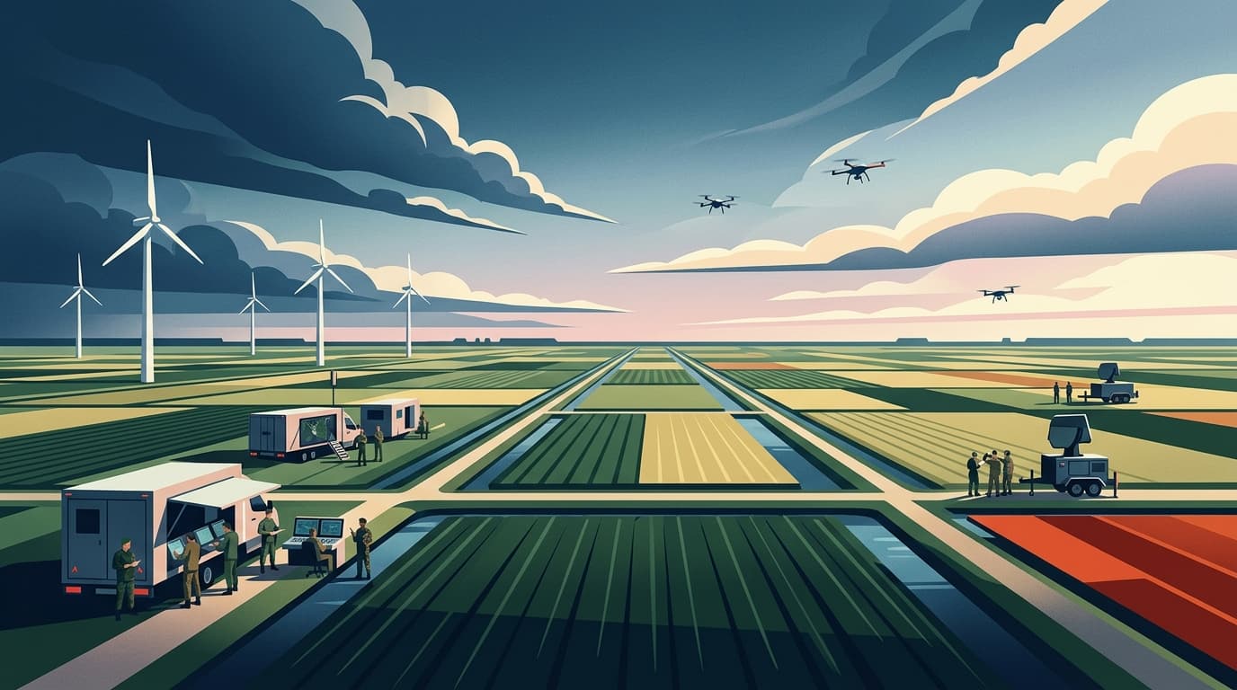NAVO test anti-dronesystemen in Marknesse