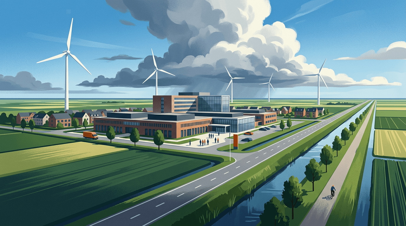 Gemeente Noordoostpolder stelt beeldkwaliteitsplan Urkerweg vast voor nieuwbouwproject