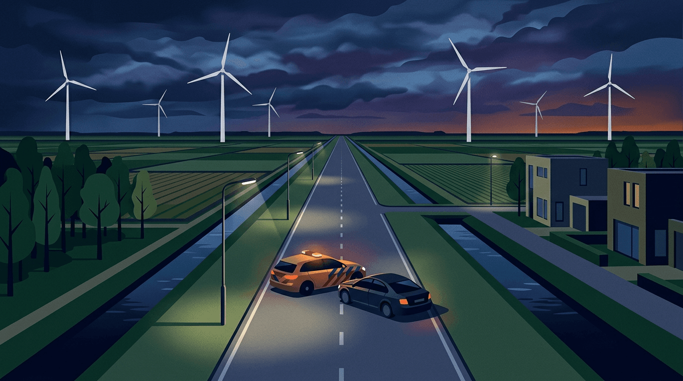 Politie lost waarschuwingsschoten bij achtervolging in Lelystad