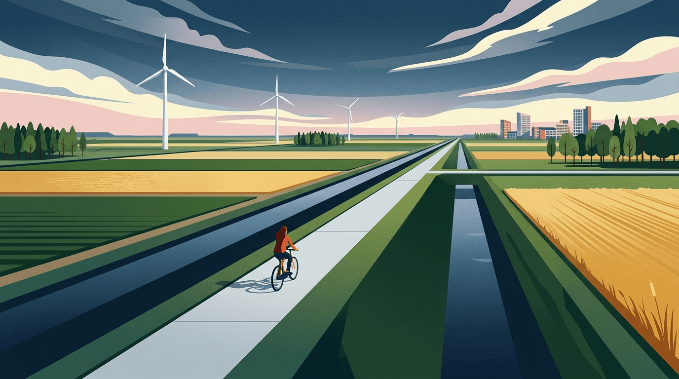 Duurzaam fietspad van de toekomst geopend in Flevoland