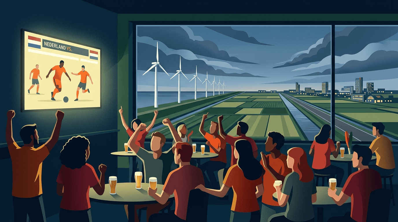 WK-koorts stijgt: Oranje kijken in Flevoland