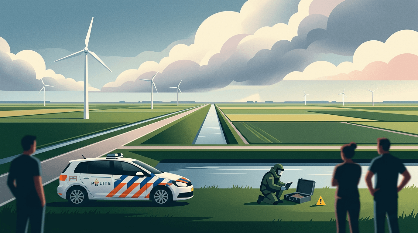 Verdachte koffer met mogelijk explosief uit Zwolsche Vaart gehaald bij Kraggenburg