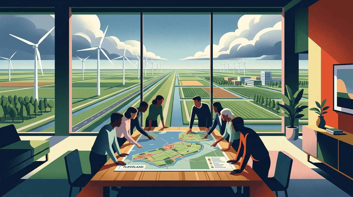 Omgevingsvisie Flevoland 2050: Koers uitgestippeld voor de toekomst