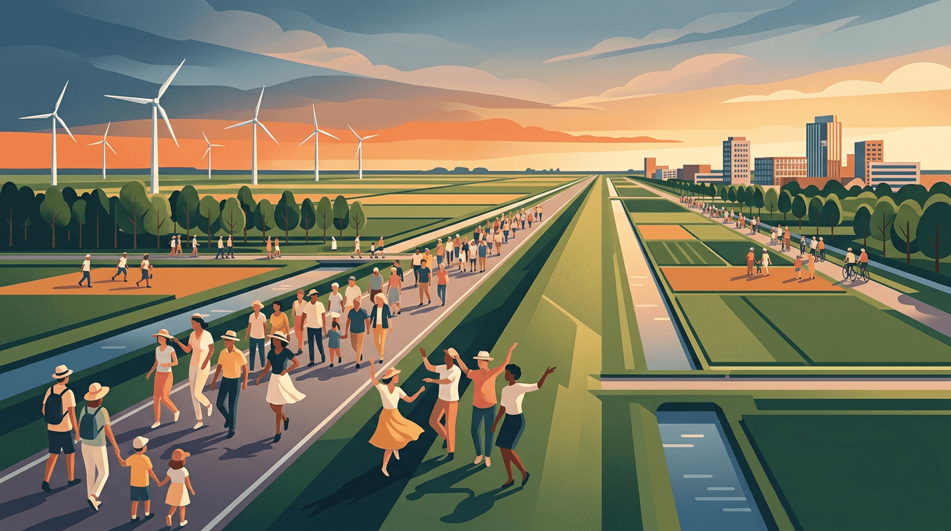 Duizenden wandelaars trotseren warmte bij Avondvierdaagse Lelystad
