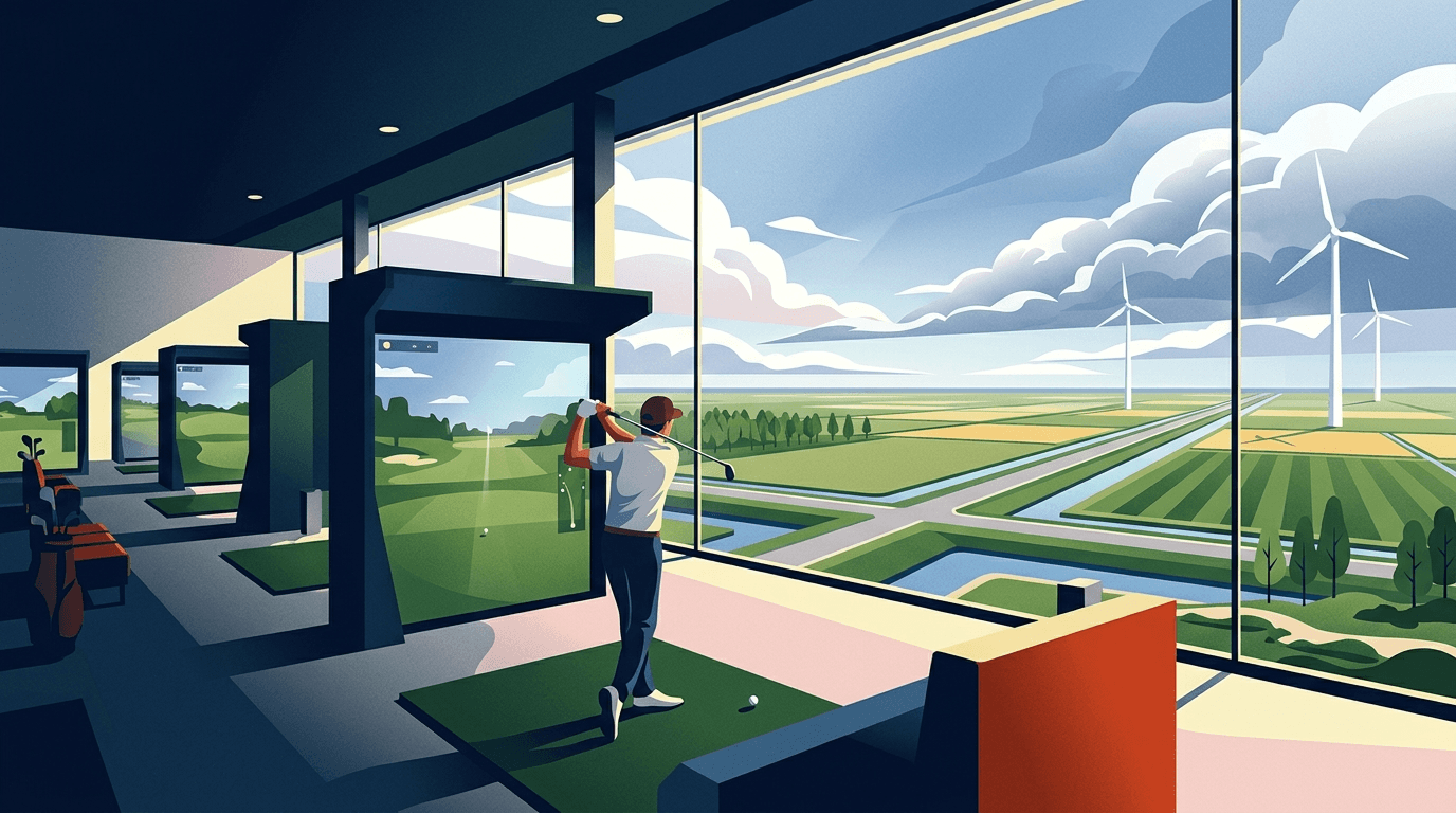 Indoorgolfclub Balanss: Geen Concurrentie, Wel Golfplezier in Flevoland