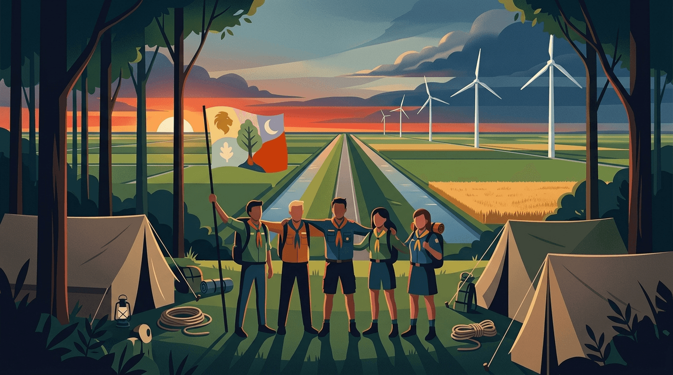Flevo-Scouts 'Narnia strijders' behalen top 25 op Landelijke Scoutingwedstrijden