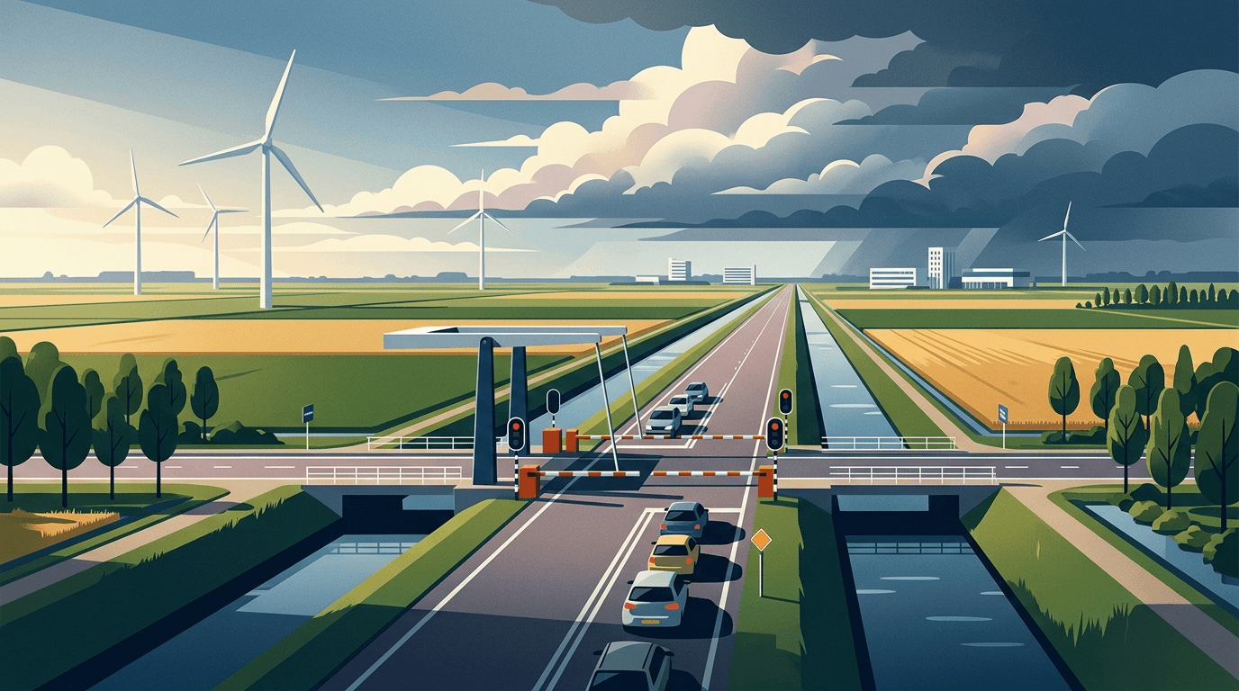 Pilot met slagbomen op Kleiweg: doorgaand verkeer aan banden?