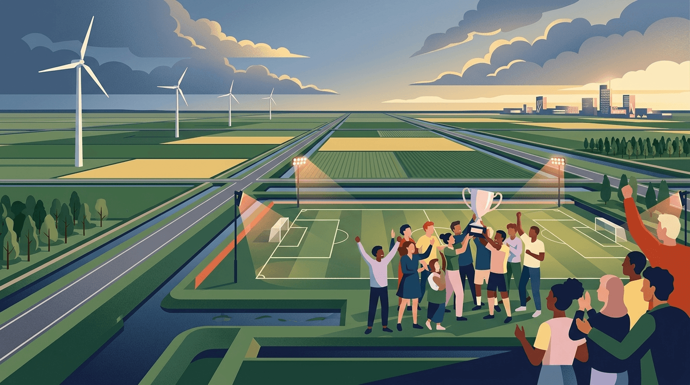 Cartel de Polder en SV Reaal Dronten triomferen in Zomeravond Voetbaltoernooi