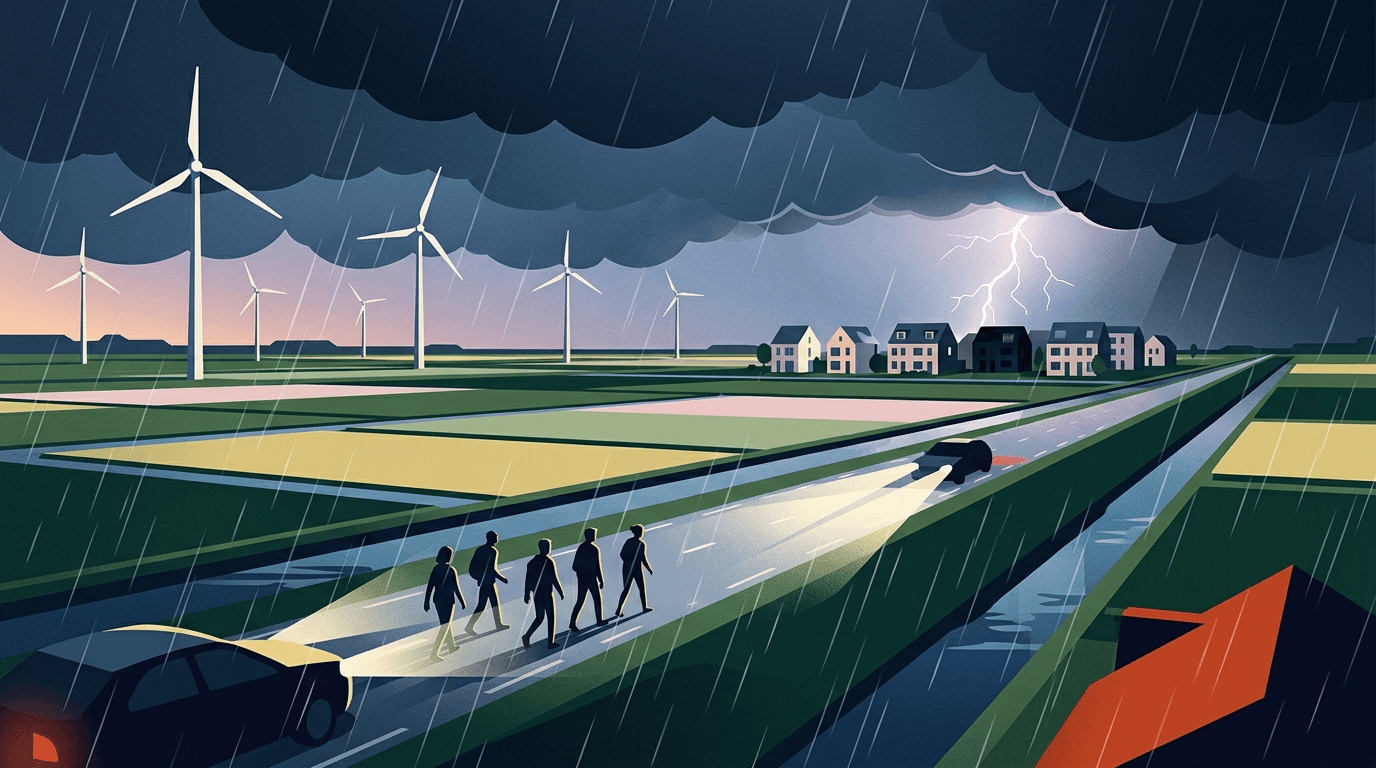 Zwaar onweer trekt over Flevoland: schade en stroomuitval gemeld