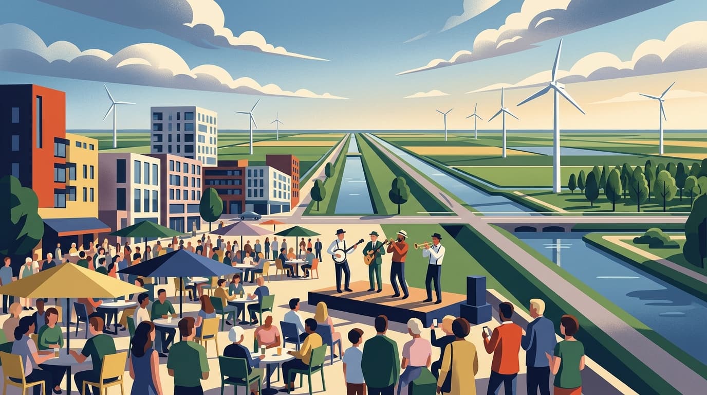 Terrassenfestival laat centrum Almere bruisen