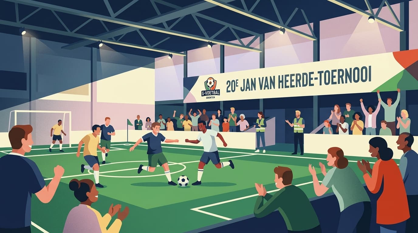 Twintigste Jan van Heerde-toernooi in Dronten viert G-voetbal met succesvolle editie