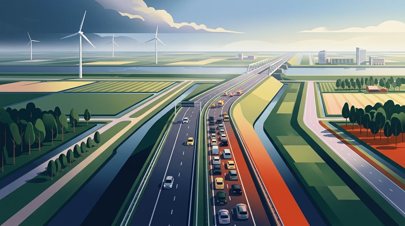Twee ongevallen op A6 zorgen voor spitsvertraging bij Ketelbrug en Nagele