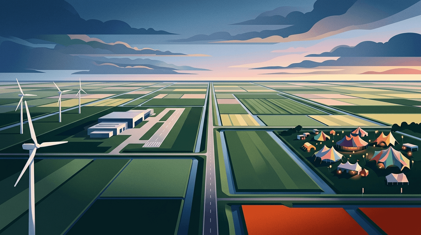 Raad van State buigt zich over uitbreiding Netl: Drones versus festivalmuziek in de Noordoostpolder