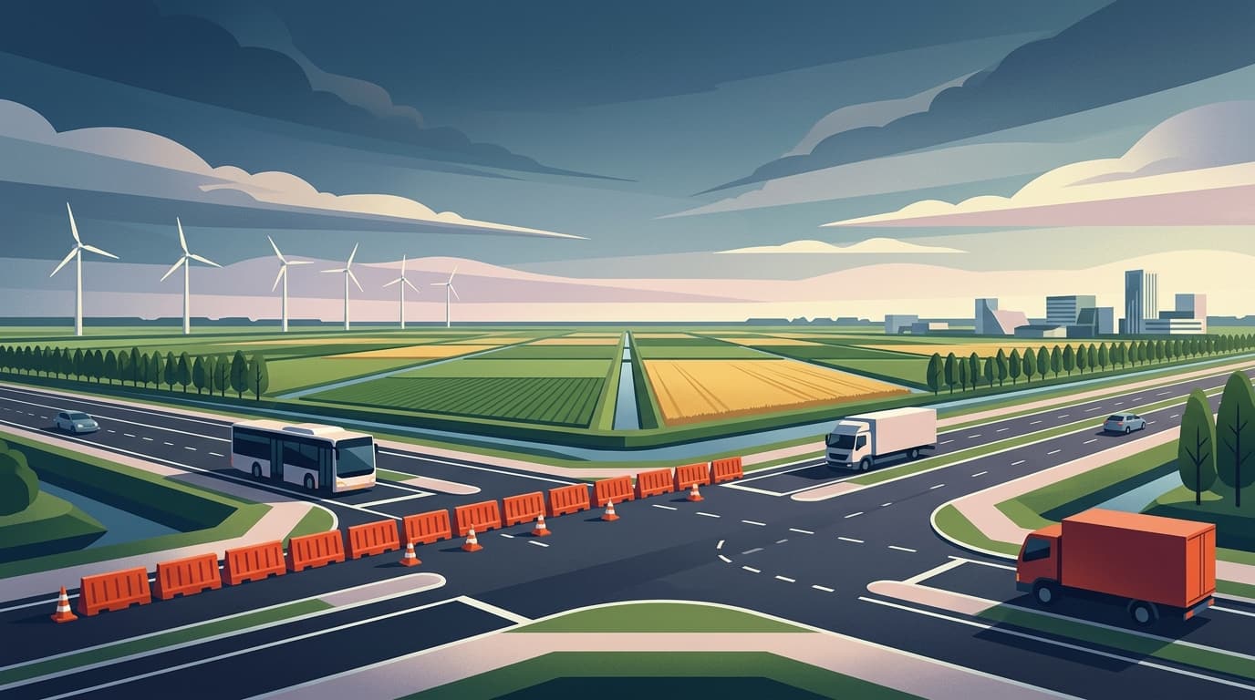 Belangrijke Afsluiting Kruispunt Gooiseweg-Ganzenweg dit Weekend: Impact op Verkeer in Flevoland