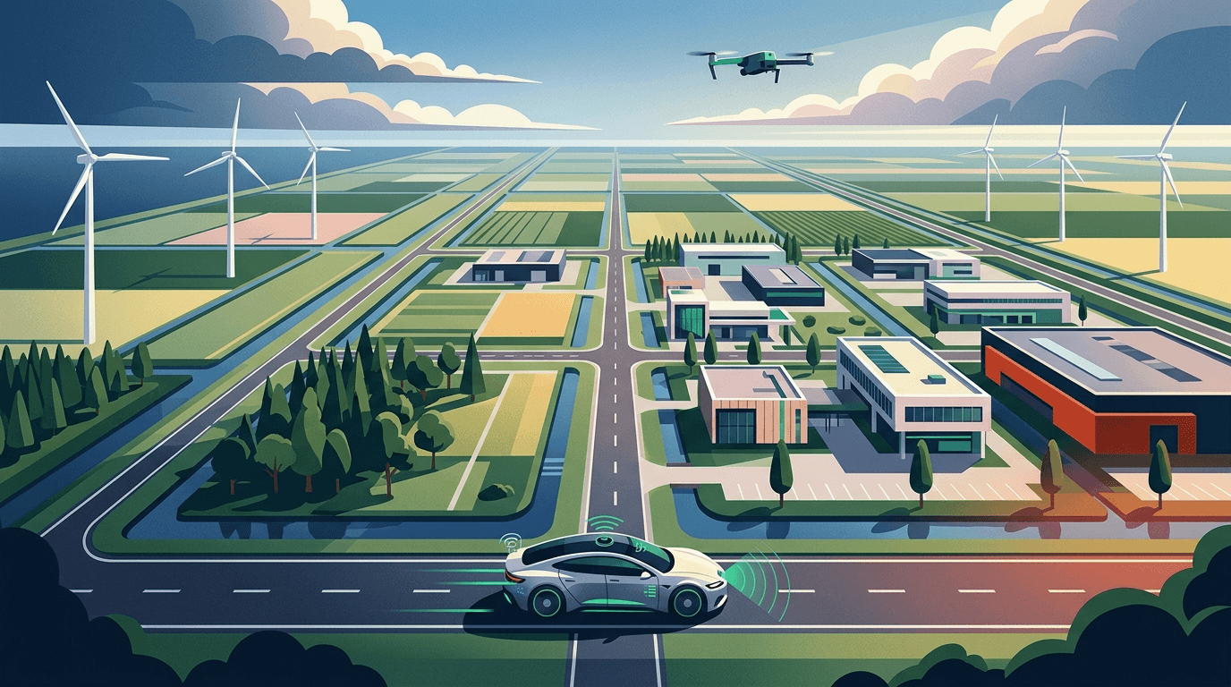 Flevolandse Bedrijventerreinen Versterken Veiligheid met Drones en Smartdata