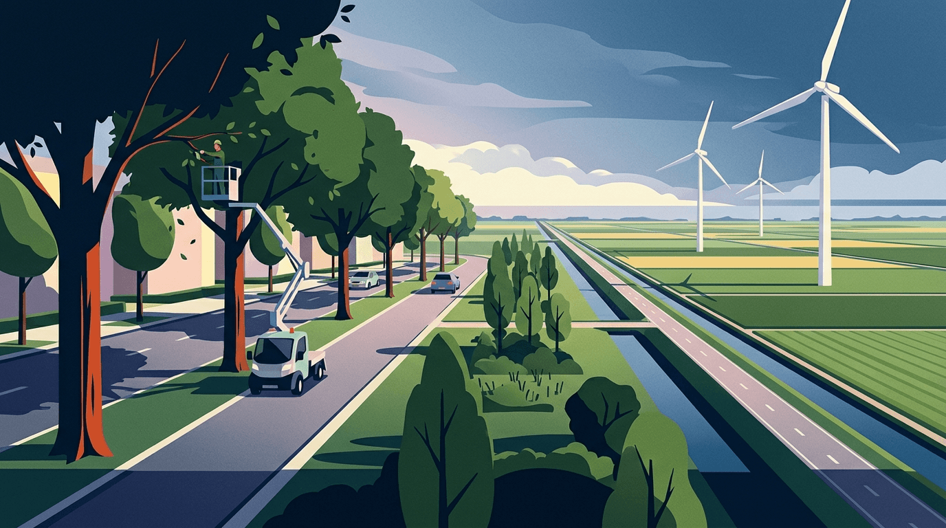 Bomenonderhoud in Lelystad: Essentiële snoeiwerkzaamheden langs Stationsdreef en Visarenddreef voor veiligheid en groei