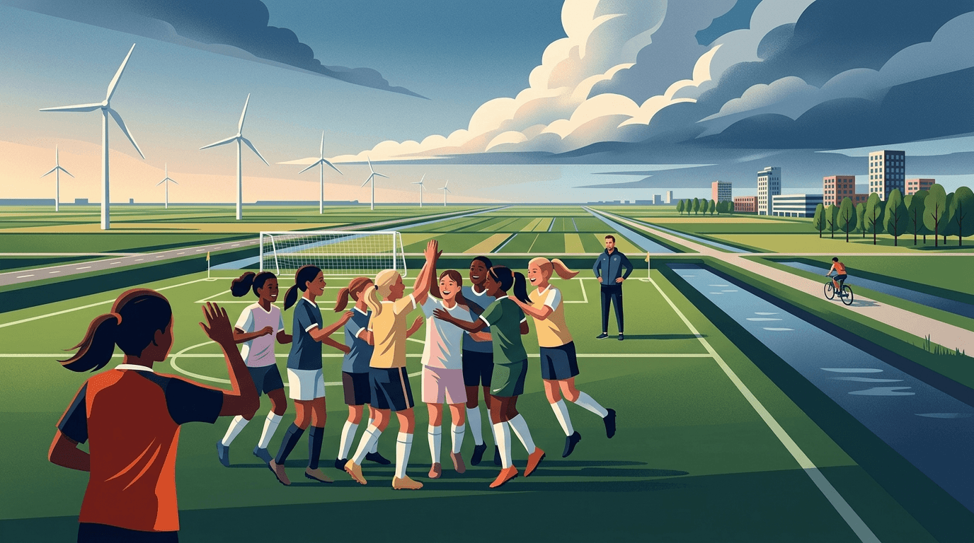 Meisjes 12-1 Buitenhout Sluiten Seizoen Succesvol Af met Overtuigende Overwinning