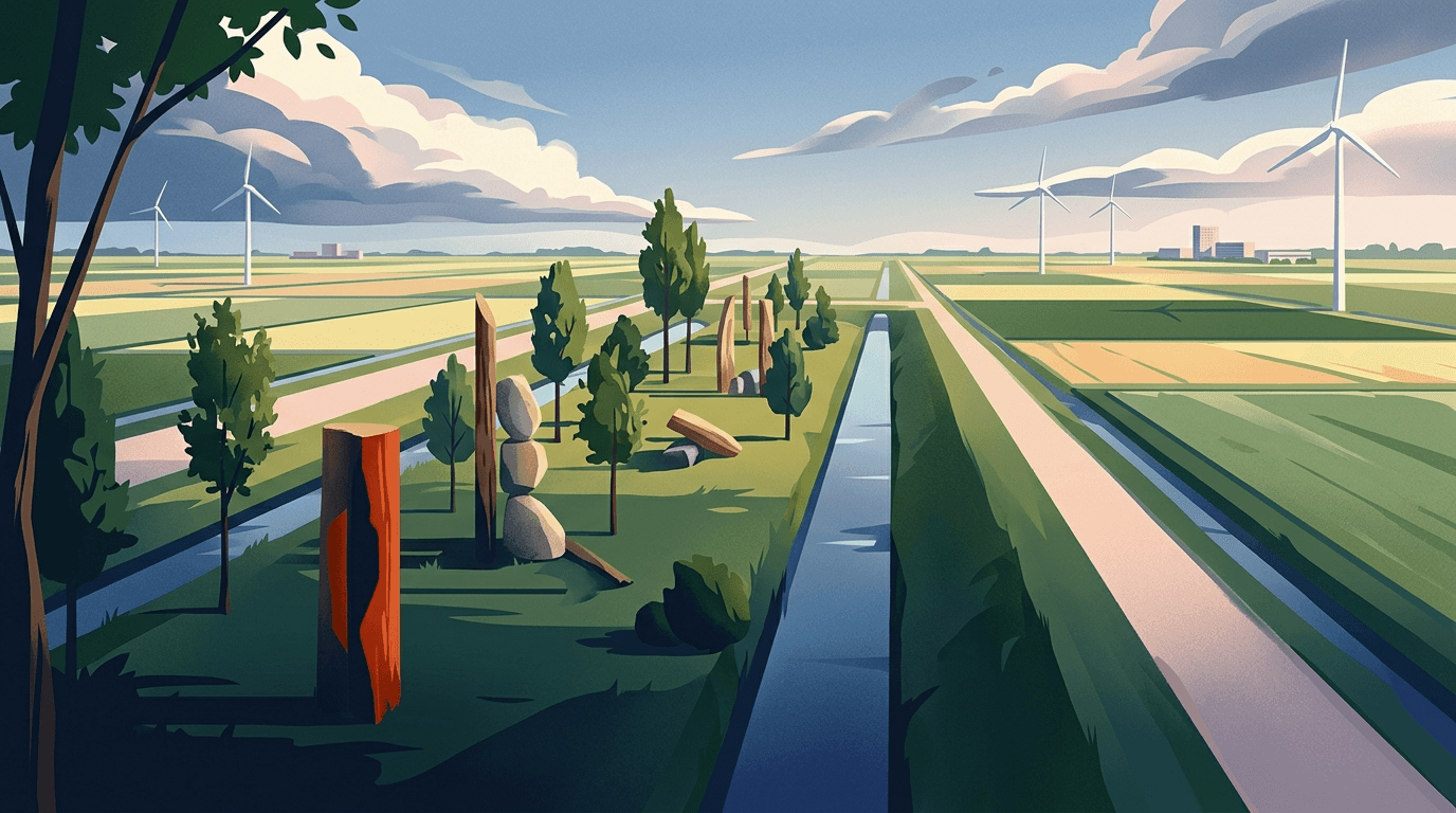 Natuurkunstpark 2026 in Lelystad viert 'Alles van waarde'