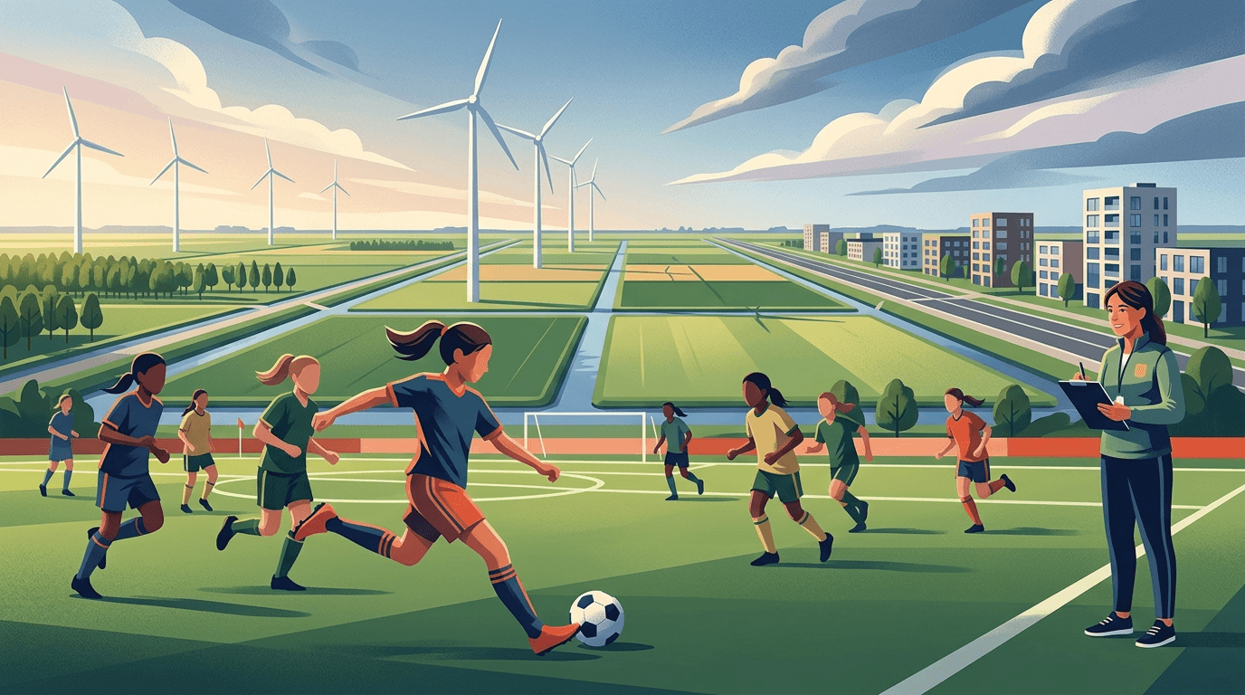 Meisjesvoetbal bij SC Emmeloord in de lift: Een positieve ontwikkeling voor Flevolandse sport
