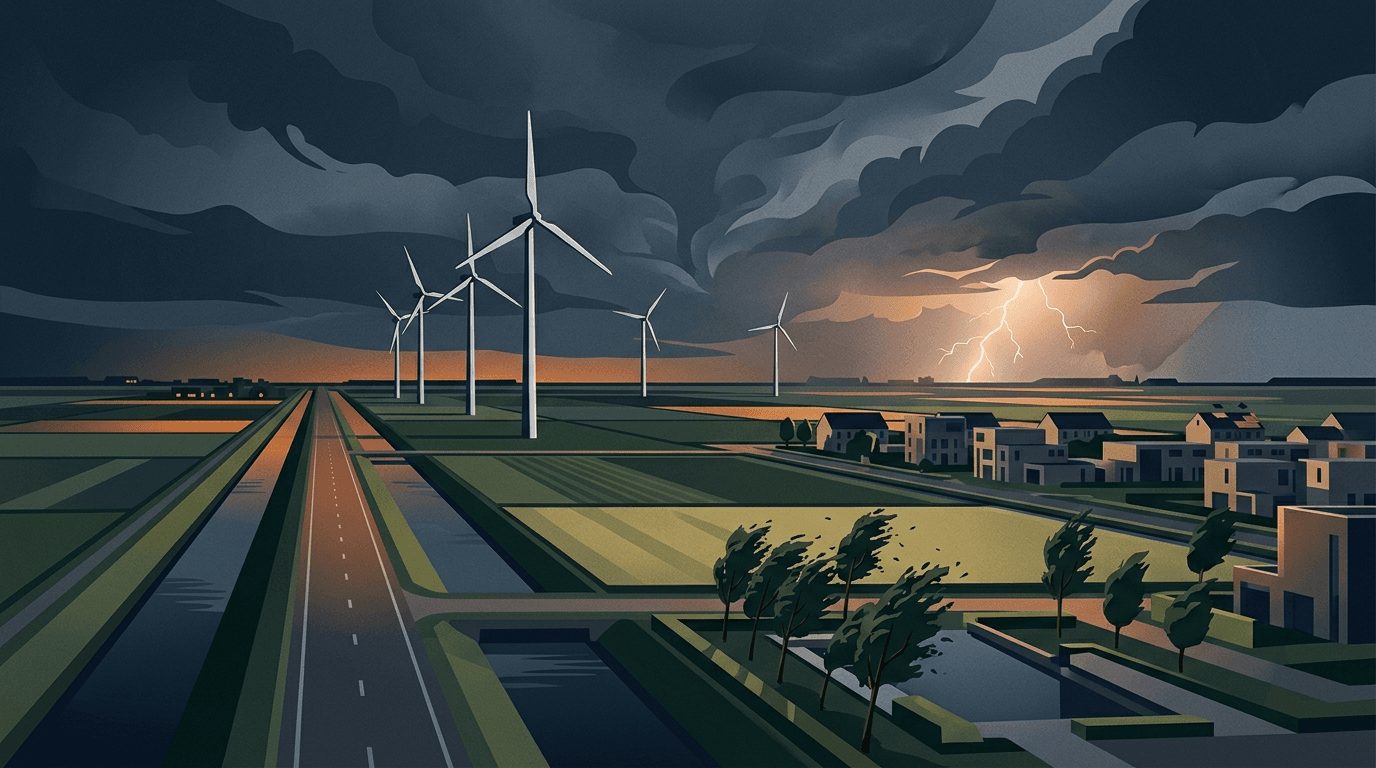 Noodweer Flevoland Zorgt voor Honderden Meldingen: Hulpdiensten Draaien Overuren
