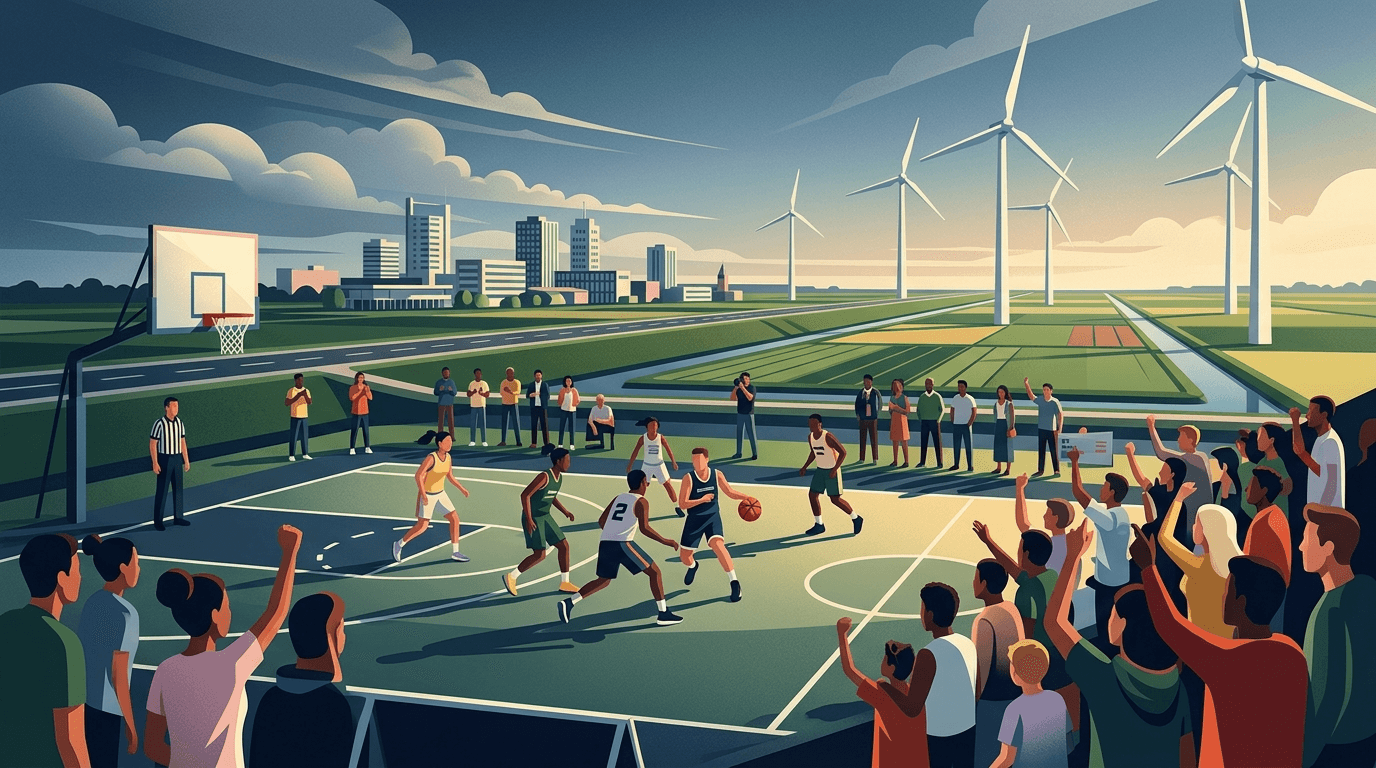 Lelystadse Jeugd Schittert: '3x3 Leaders' Organiseren Basketbaltoernooi als Afsluiting van Succesvol Traject
